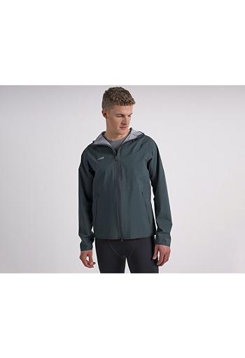 Black Altra WATERPROOF RUN JACKET Men's Tops | US_B5032