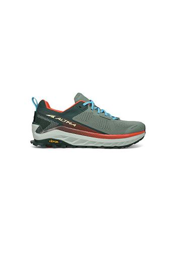 Green / Orange Altra Olympus 4 Men's Outlet | US_H2948