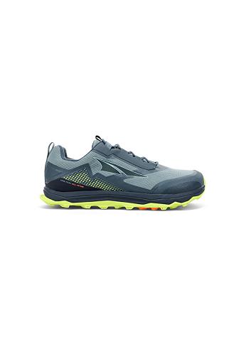 Grey / Light Green Altra Lone Peak All-wthr Low Men's Trail | US_MI1801