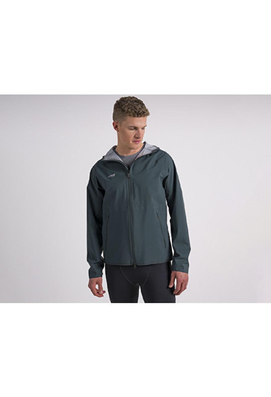 Black Altra WATERPROOF RUN JACKET Men\'s Tops | US_B5032