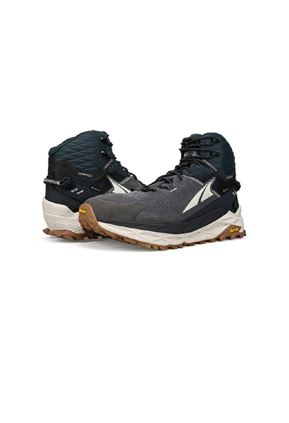 Black / Grey Altra OLYMPUS 5 HIKE MID GTX Men's News | US_N9925