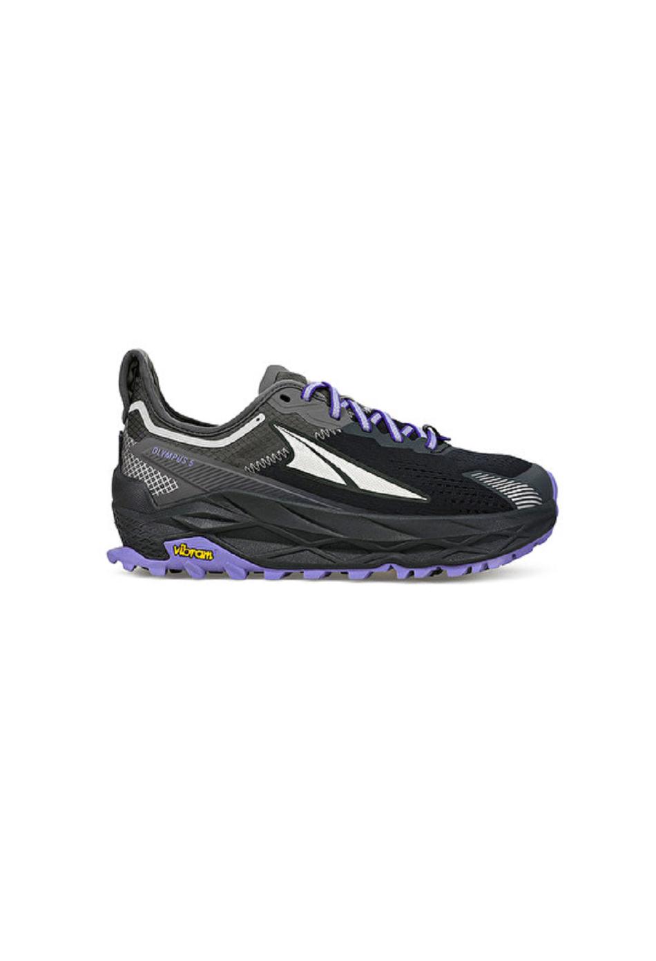 Black / Grey Altra Olympus 5 Women\'s Trail | US_QA1889