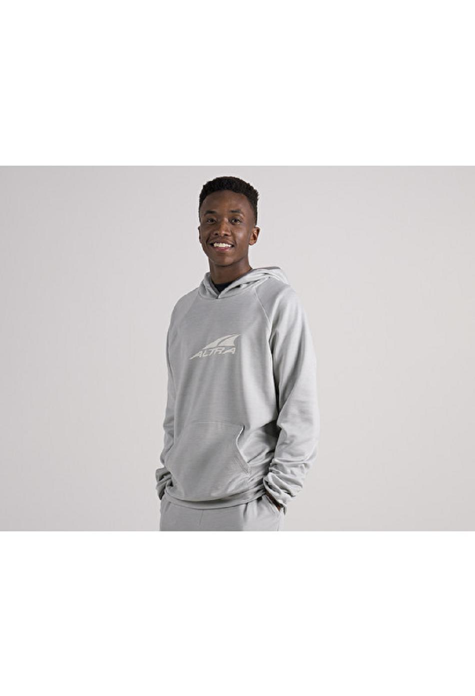 Grey Altra EVERYDAY HOODIE Men\'s Tops | US_NF6555