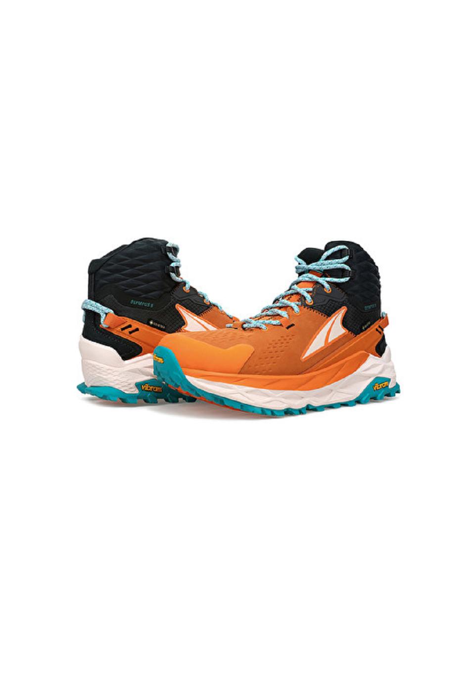 Grey / Orange Altra OLYMPUS 5 HIKE MID GTX Women's Outdoor | US_QA4690