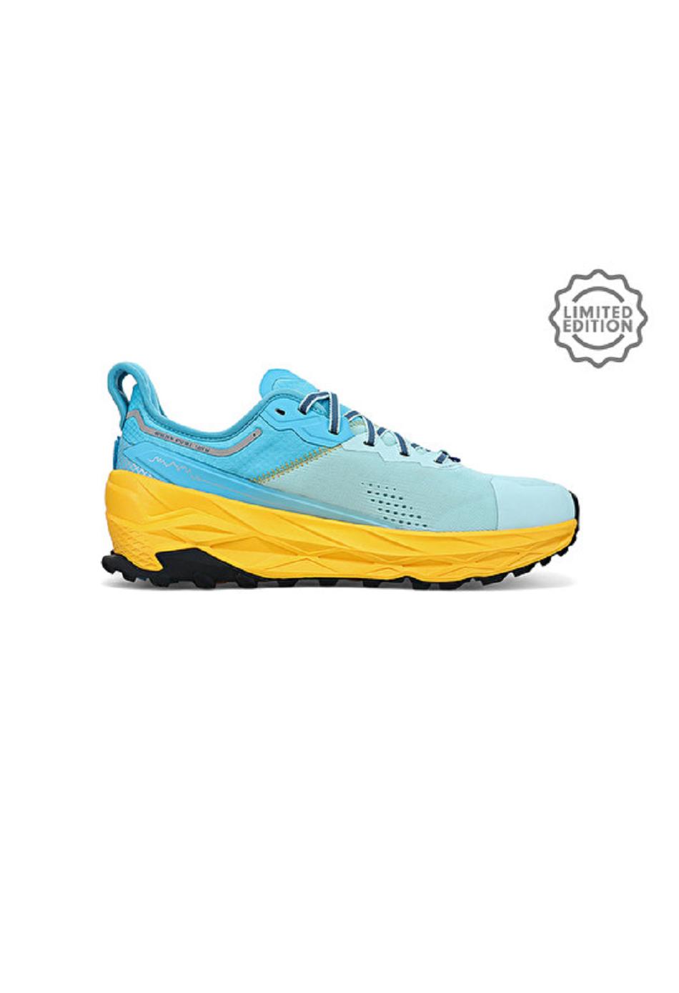 White / Blue Altra Olympus 5 Chamonix Men's News | US_O6166