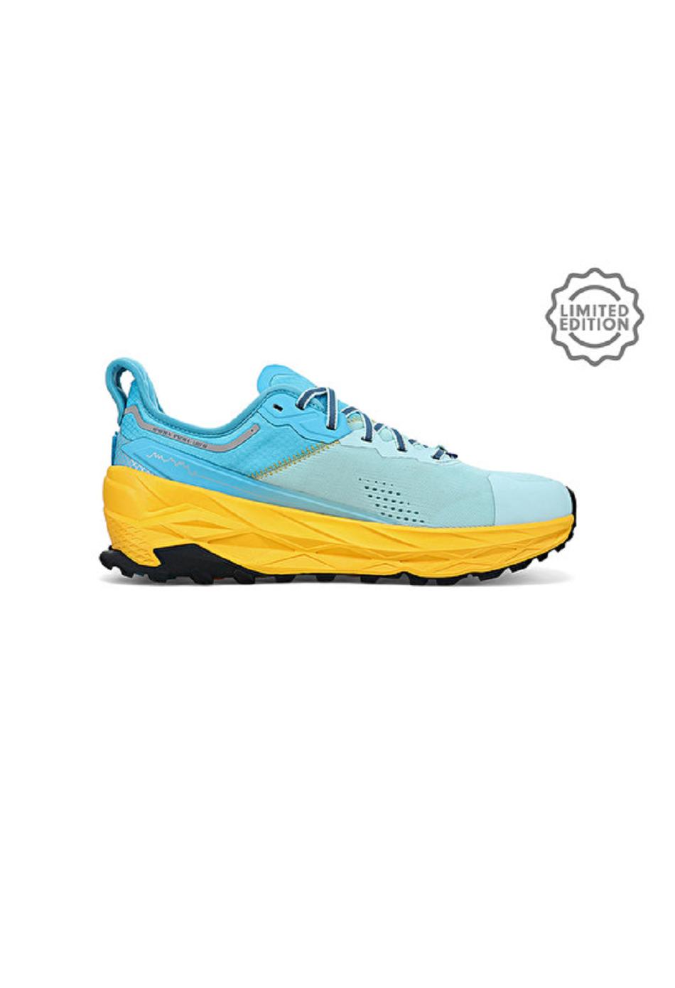 White / Blue Altra Olympus 5 Chamonix Women's News | US_O4854