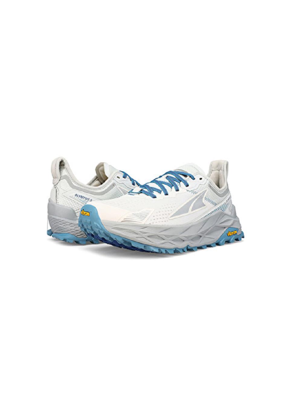 White / Blue Altra Olympus 5 Women's Trail | US_O1858