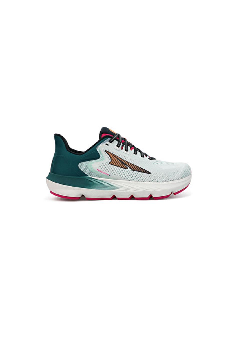 White / Green Altra Provision 6 Women\'s Road | US_ZS5898